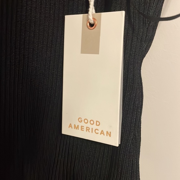 NWT! Good American black ribbed bodysuit - Picture 3 of 6